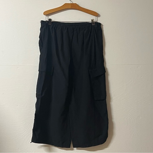 Aeropostale Parachute Cargo Y2K Skater Gorpcore Maxi Black Size Medium - Picture 5 of 9